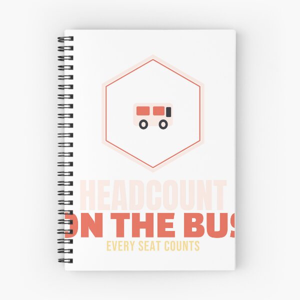 Item preview, Headcount on the Bus Teacher Shirt designed and sold by Nice Niche.