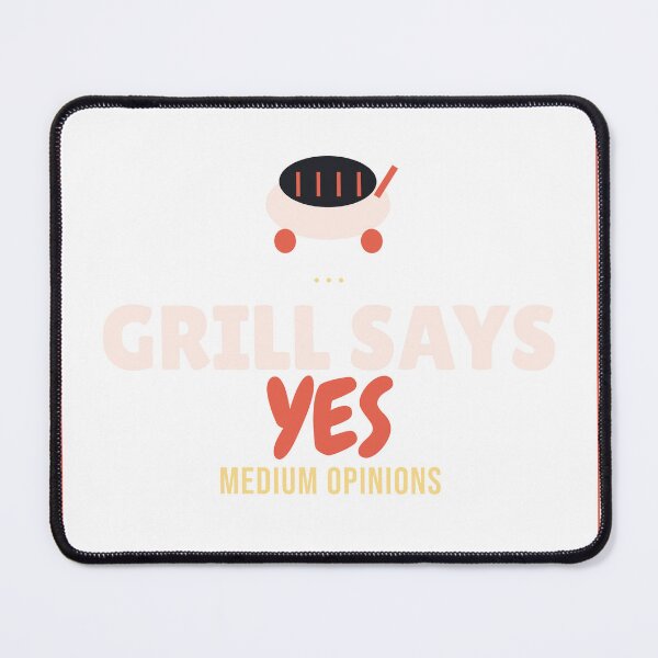 Artikelvorschau, Grill sagt Ja Papa-Shirt entworfen und verkauft von Nice Niche.