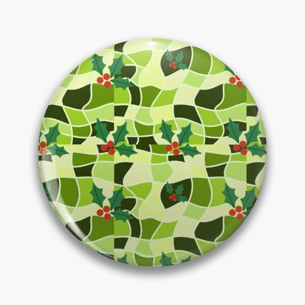Artikelvorschau, Weihnachtliches Stechpalmen-Patchwork entworfen und verkauft von Britishdelights.