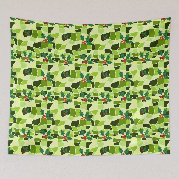 Item preview,     Christmas Holly Patchwork designed and sold by Britishdelights.