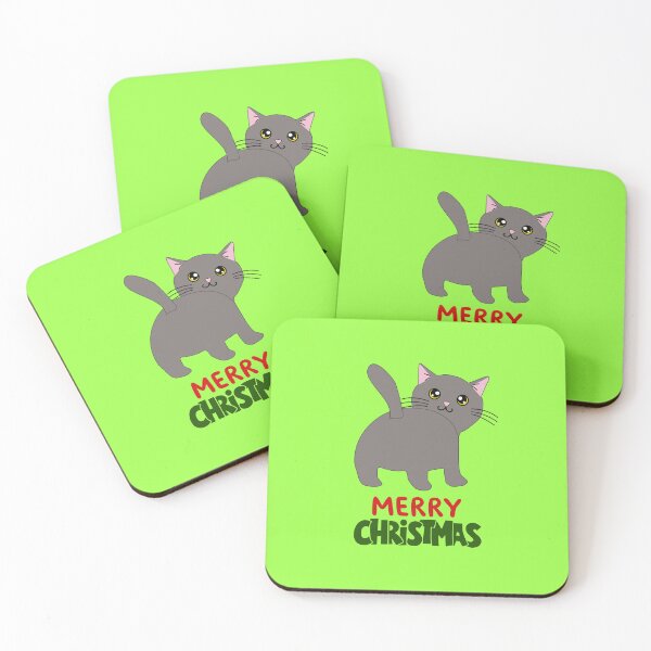 Item preview, Cute British Shorthair Merry Christmas Holiday Art designed and sold by stormk10.
