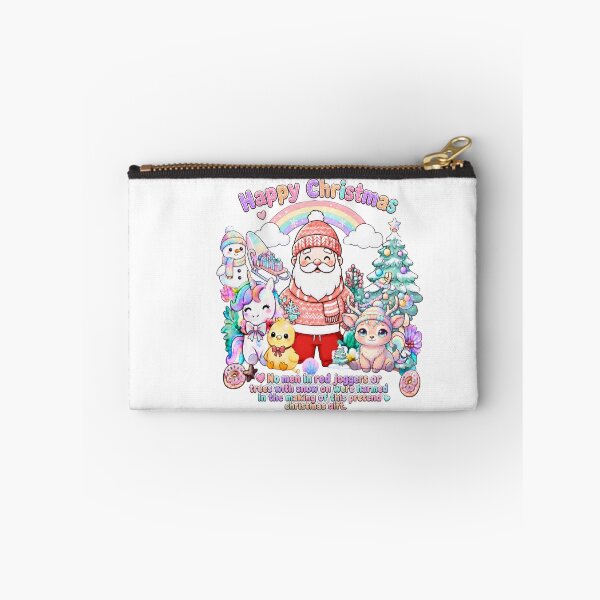 Item preview, Happy Christmas Funny Sarcastic Quote Kawaii Santa designed and sold by TheChalkyFox.