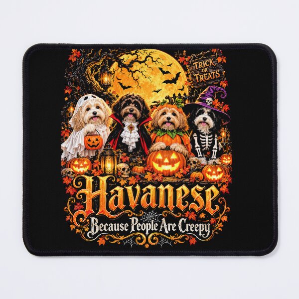 Item preview, Havanese Halloween Costume Party Spooky Dogs Trick or Treat designed and sold by ArcaneArtistry.