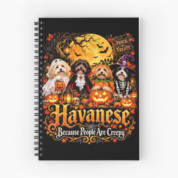 Item preview, Havanese Halloween Costume Party Spooky Dogs Trick or Treat designed and sold by ArcaneArtistry.
