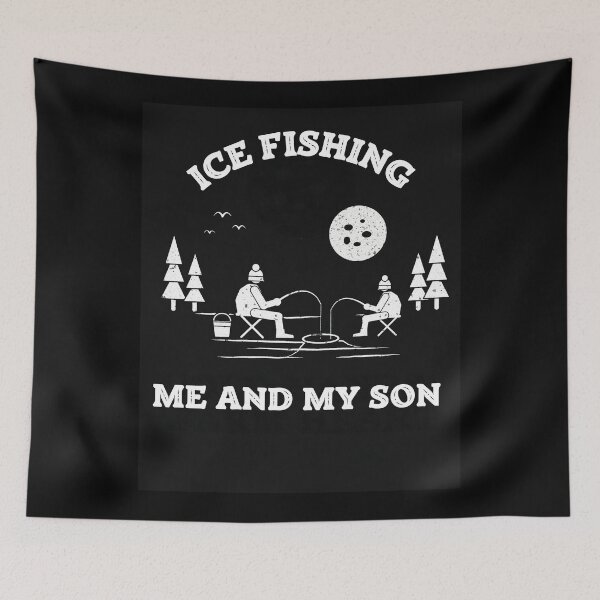 Artikelvorschau, Ice Fishing, Me And My Son, Father and Son, Winter Fishing Lover Shirt entworfen und verkauft von MalwasBasket.