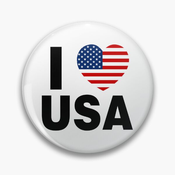 Item preview, I Love USA - Patriotic Logo designed and sold by DGMaxShop.