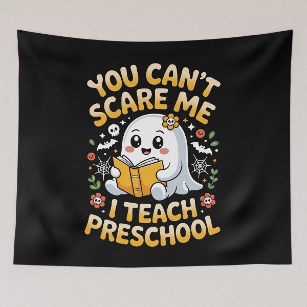 Item preview, You Cant Scare Me I Teach Preschool Halloween Teacher Cute designed and sold by limanol.