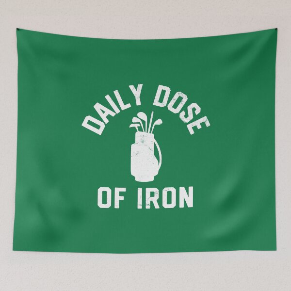 Item preview, Daily Dose of Iron Funny Golf Quote Golfer Golf Club Humor #5 designed and sold by SalahBlt.