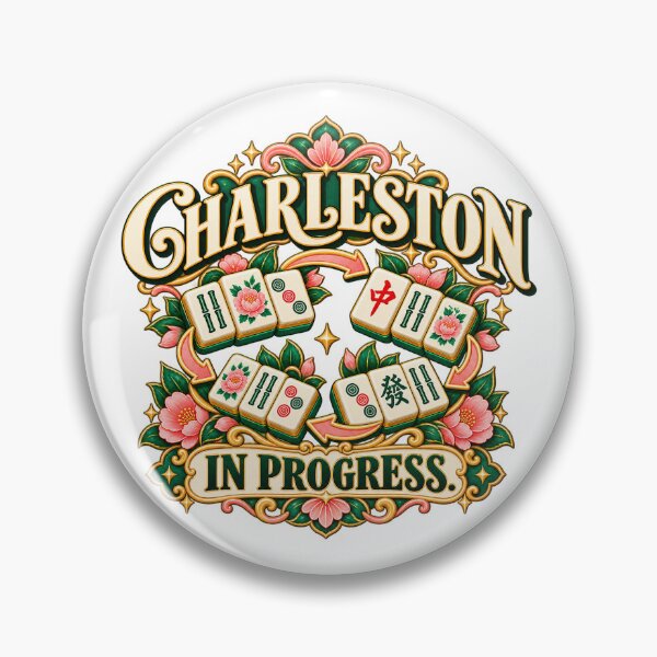 Artikelvorschau, Charleston im Gange Amerikanischer Mahjong-Humor entworfen und verkauft von Quirkloomstudio.