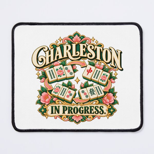Item preview, Charleston In Progress American Mahjong Humor designed and sold by Quirkloomstudio.