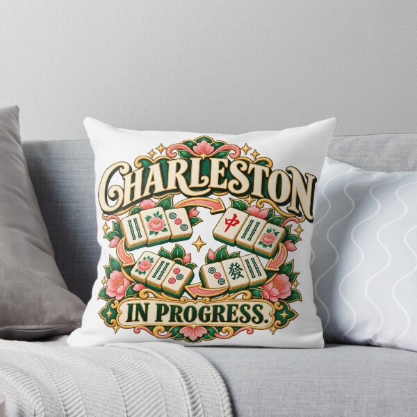 Item preview, Charleston In Progress American Mahjong Humor designed and sold by Quirkloomstudio.