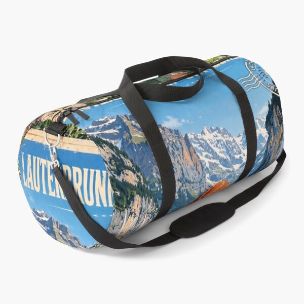 Item preview, Switzerland Lauterbrunnen Valley - Traveler in Emerald Green Dress, Dreamy Alpine Mountains and Waterfalls designed and sold by DibujandoPorfa.