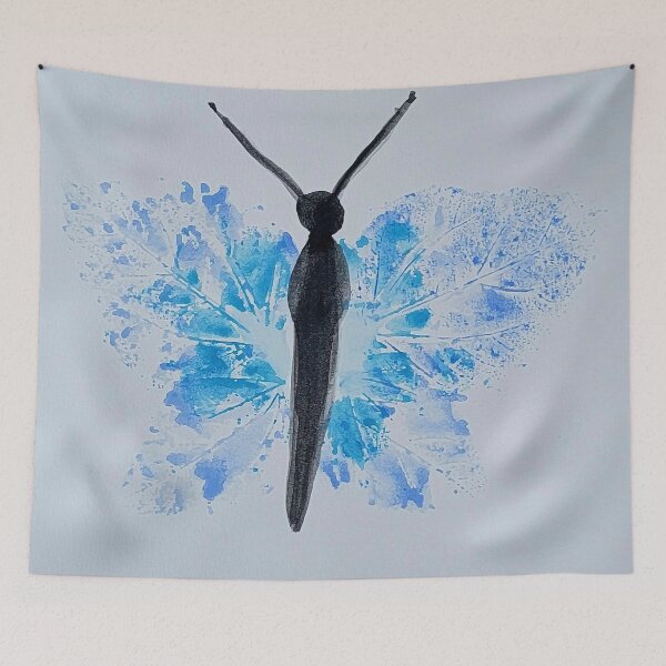 Item preview, Butterfly watercolor leaf painting  designed and sold by Jmb67.