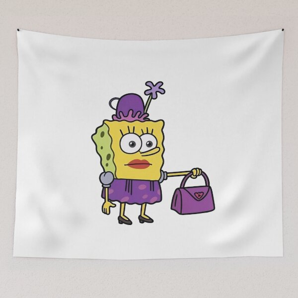 Item preview, Funny SpongeBob dressed as a woman designed and sold by wingoo22.