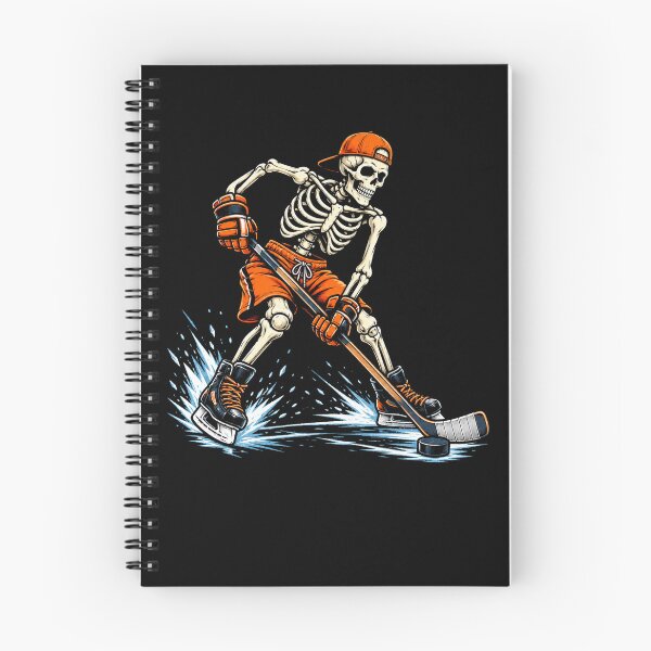 Item preview, Skeleton Hockey Player Retro Ice Rink Sport designed and sold by Moizento.