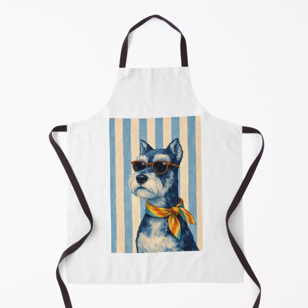 Item preview, Cool Miniature Schnauzer Dog in Retro Sunglasses designed and sold by Krasnovaovaova.