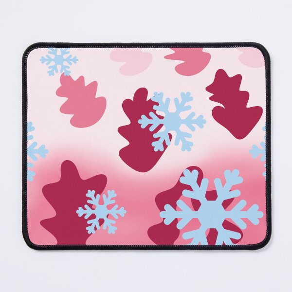 Item preview,     Blush Leaves & Blue Snowflakes designed and sold by BigfeetLittlepaws.