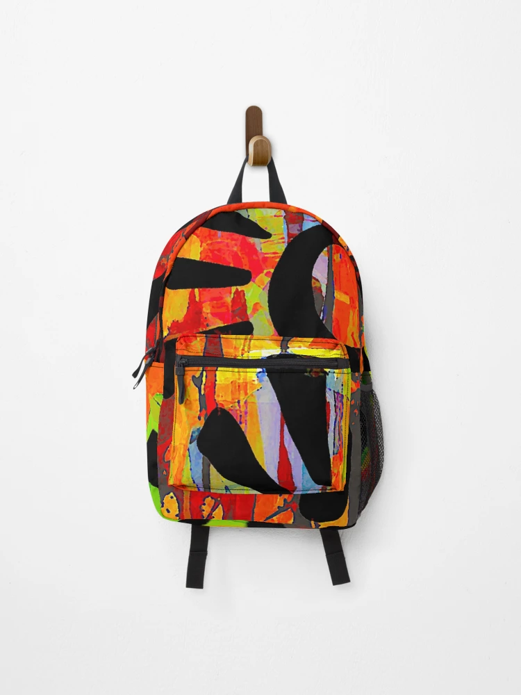Thumbnail 1 of 3, Backpack, Sun Abstract designed and sold by ViaARTfactory.