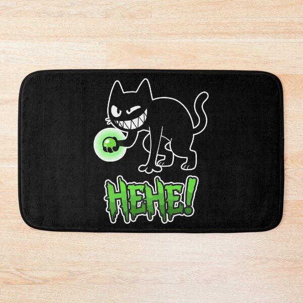 Item preview, HEHE! Mischievous Black Cat Cartoon designed and sold by Taridesign.