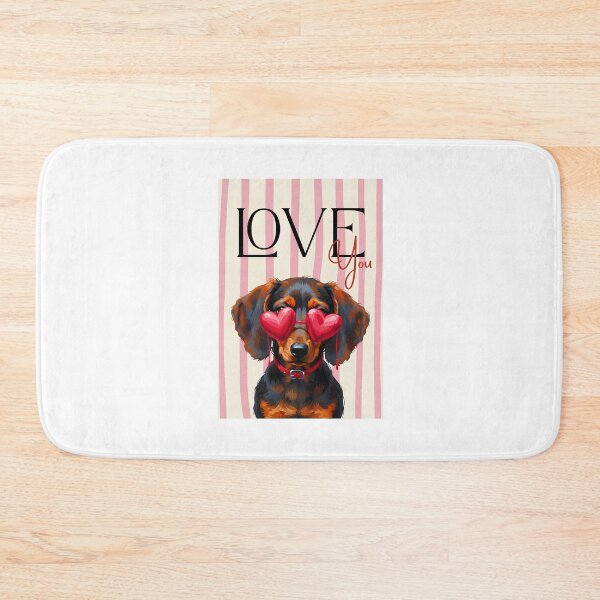 Item preview, Cute Dachshund Puppy Love You Heart Sunglasses designed and sold by Krasnovaovaova.
