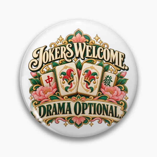 Artikelvorschau, Spaßvögel willkommen Drama optional Amerikanisches Mahjong entworfen und verkauft von Quirkloomstudio.
