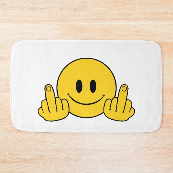 Item preview, Smiley Face Rave - Middle Finger  designed and sold by Bad Zombie .