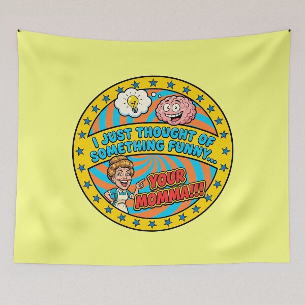 Item preview, Your Momma-Retro Comic Style Humor designed and sold by ThreadRiotTees.