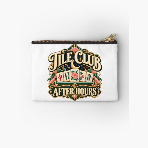 Item preview, Tile Club After Hours Mahjong Night designed and sold by Quirkloomstudio.