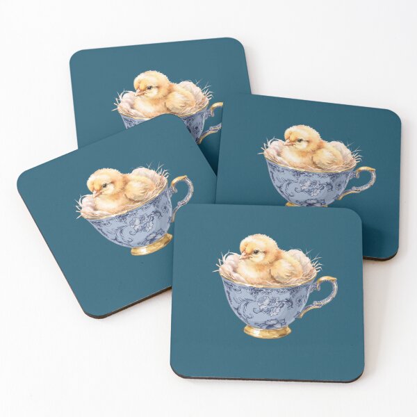 Item preview, Cute Chick in Vintage Teacup designed and sold by Merli7.