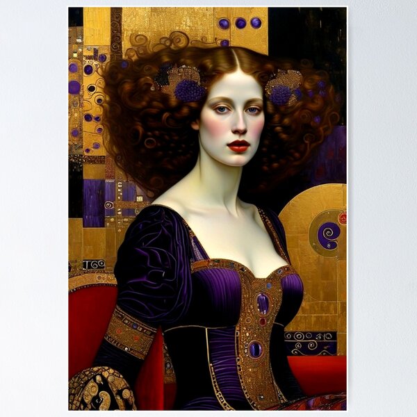 Item preview, Abstract Portrait of a Lady designed and sold by TheDarkWardrobe.