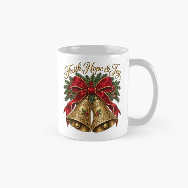 Item preview, Faith Hope Joy Vintage Christmas Bells designed and sold by Kaikab007.