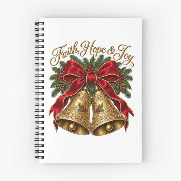 Item preview, Faith Hope Joy Vintage Christmas Bells designed and sold by Kaikab007.