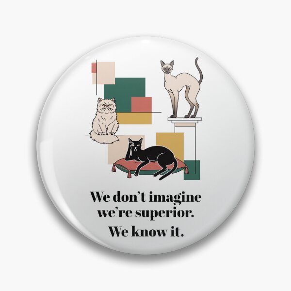 Item preview, Funny Superior Cats designed and sold by Horningamere.