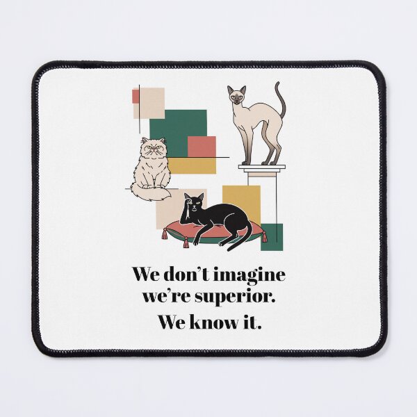 Item preview, Funny Superior Cats designed and sold by Horningamere.