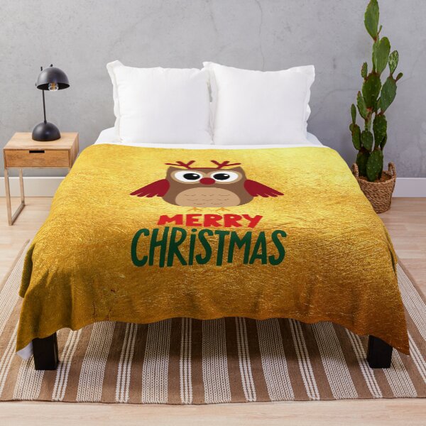 Item preview, Cute Merry Christmas Owl Holiday Art designed and sold by stormk10.