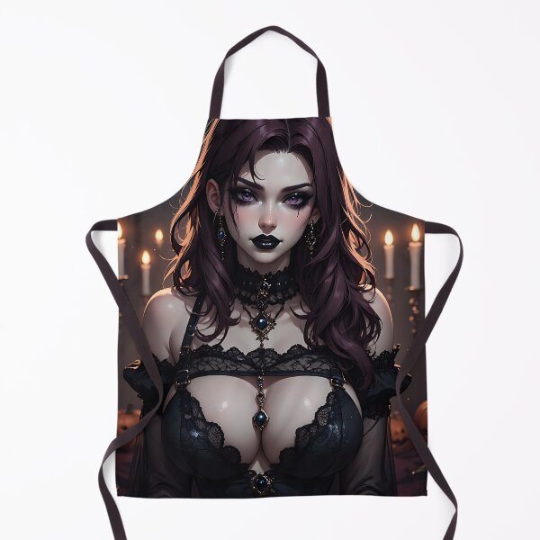 Item preview, Hot Halloween Anime Babe Goth Mommy Waifu Woman designed and sold by Your New Fixation.