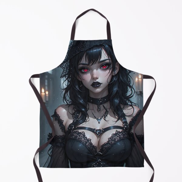 Item preview, Hot Halloween Anime Babe Goth Mommy Waifu Woman designed and sold by Your New Fixation.