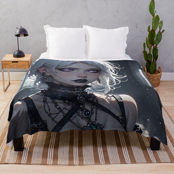 Item preview, Hot Halloween Anime Babe Goth Mommy Waifu Woman designed and sold by Your New Fixation.