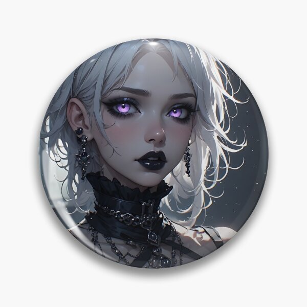 Item preview, Hot Halloween Anime Babe Goth Mommy Waifu Woman designed and sold by Your New Fixation.