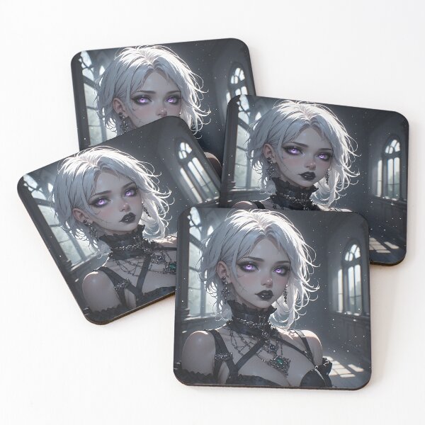 Item preview, Hot Halloween Anime Babe Goth Mommy Waifu Woman designed and sold by Your New Fixation.