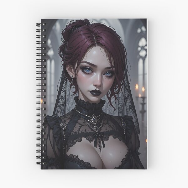 Item preview, Hot Halloween Anime Babe Goth Mommy Waifu Woman designed and sold by Your New Fixation.