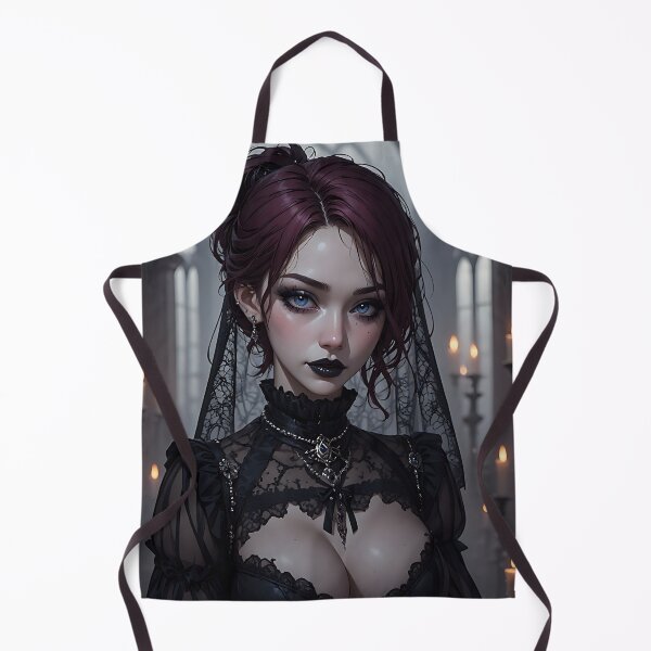 Item preview, Hot Halloween Anime Babe Goth Mommy Waifu Woman designed and sold by Your New Fixation.