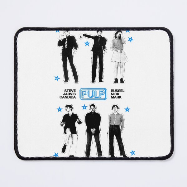 Item preview, Pulp Original Custom Vintage Music Band Tee Unique Poster Wall Art designed and sold by Cool Robot Bro..