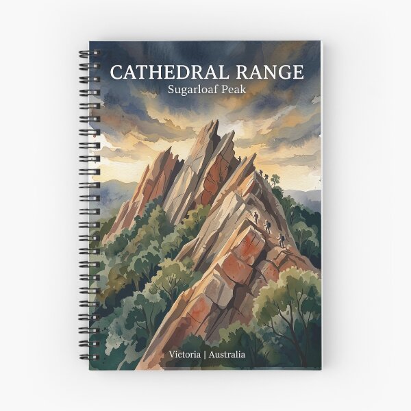 Item preview, Cathedral Range Sugarloaf Peak Victoria Australia designed and sold by NeighbourlyHues.