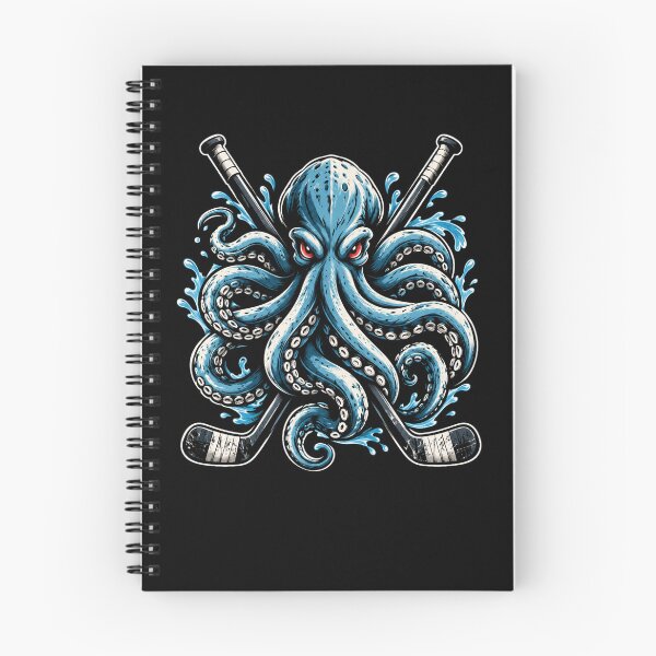 Item preview, Fierce Octopus Hockey Mascot Ocean Sport designed and sold by Moizento.