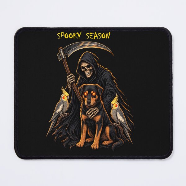 Item preview, Grim Reaper Rottweiler Spooky Season Halloween designed and sold by CalineczkaStudio.
