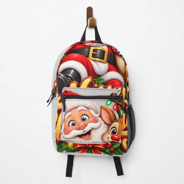 Item preview, Santa Claus And Cute Reindeer Merry Christmas Art designed and sold by DailySparks.