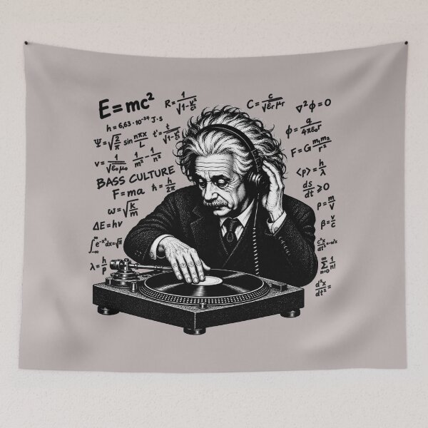 Artikelvorschau, Einstein DJ Vinyl-Plattenspieler-Musik entworfen und verkauft von BASS-CULTURE.