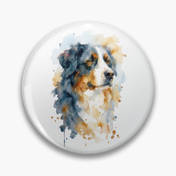 Item preview, Bernese Mountain Dog, Dripping Watercolor Bleed designed and sold by caracatita75.