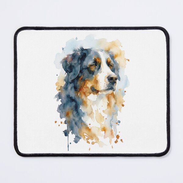 Item preview, Bernese Mountain Dog, Dripping Watercolor Bleed designed and sold by caracatita75.
